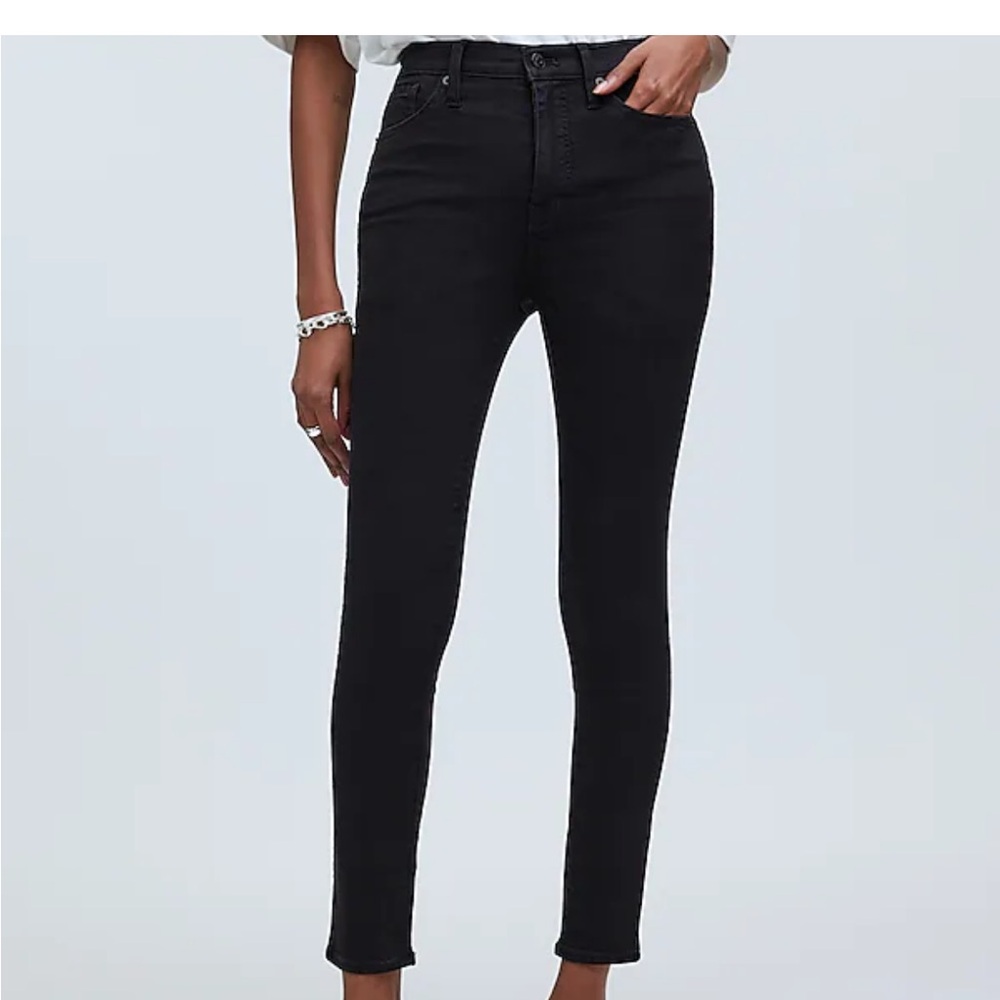 MADEWELL 10” High Rise Skinny Black Jeans